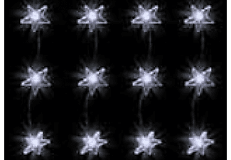 CHRISTMAS LIGHTING KAF 48L LED-es fényfüggöny, csillag, 1,5x1m, 230V