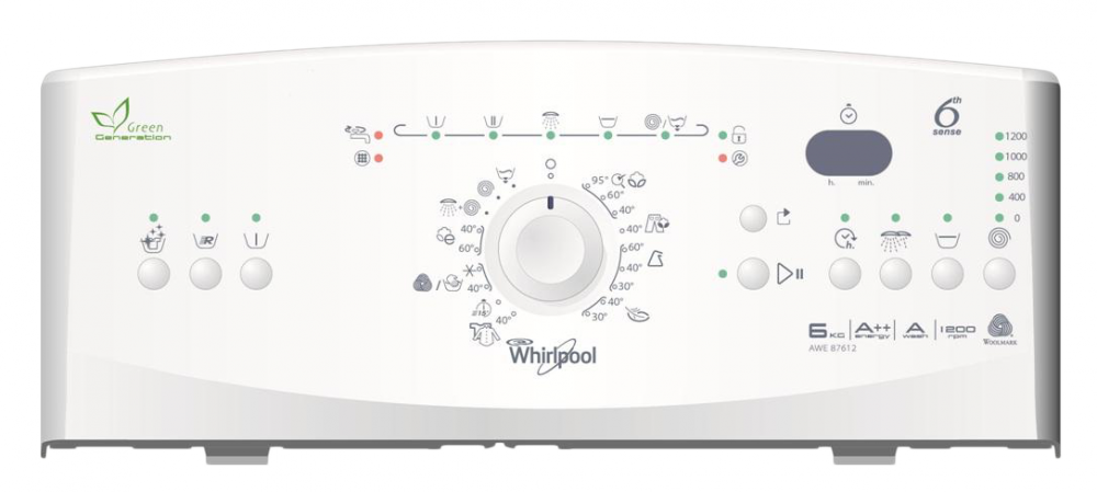 WHIRLPOOL AWE 87612 felültöltős mosógép