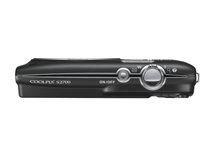 NIKON Coolpix S2700 fekete digitális fényképezőgép