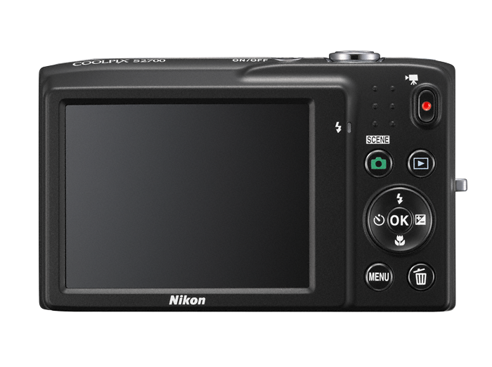 NIKON Coolpix S2700 fekete digitális fényképezőgép
