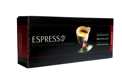 ETHICAL COFFEE ESPRESSIVO kávékapszula Nespresso kávéfőzőhöz
