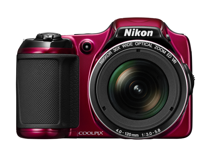 NIKON Coolpix L820 digitális fényképezőgép vörös