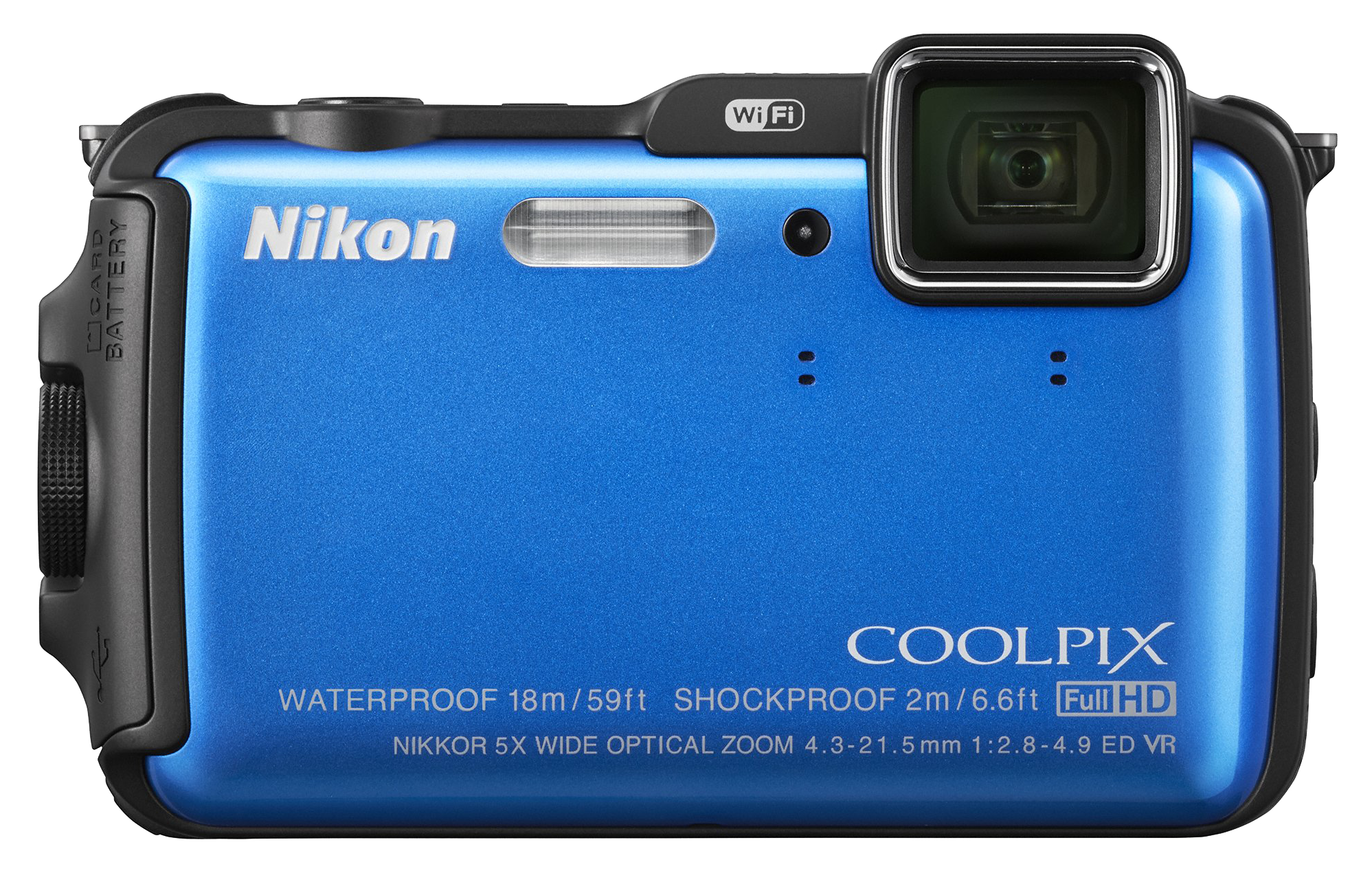 NIKON Coolpix AW120 kék digitális fényképezőgép