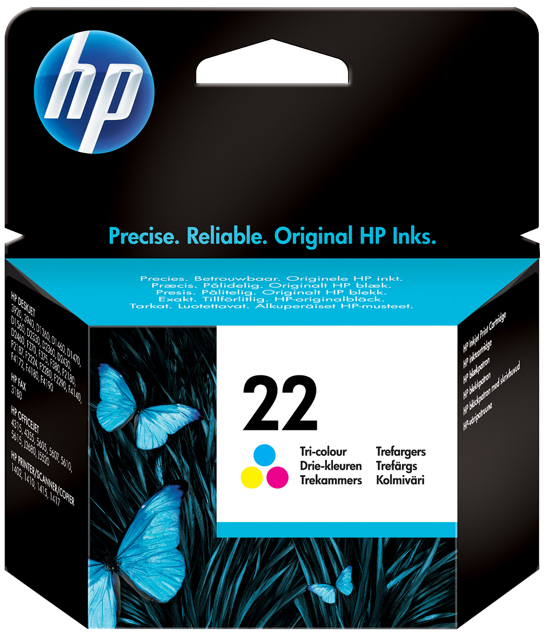 HP 22 háromszínű eredeti tintapatron (C9352AE)