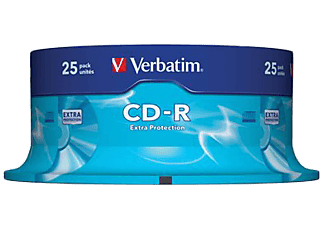 VERBATIM CD-R lemez 700 MB 52x, 25db hengeren, DataLife