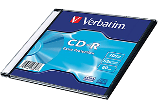 VERBATIM CD-R lemez 700 MB 52x, vékony tok, DataLife