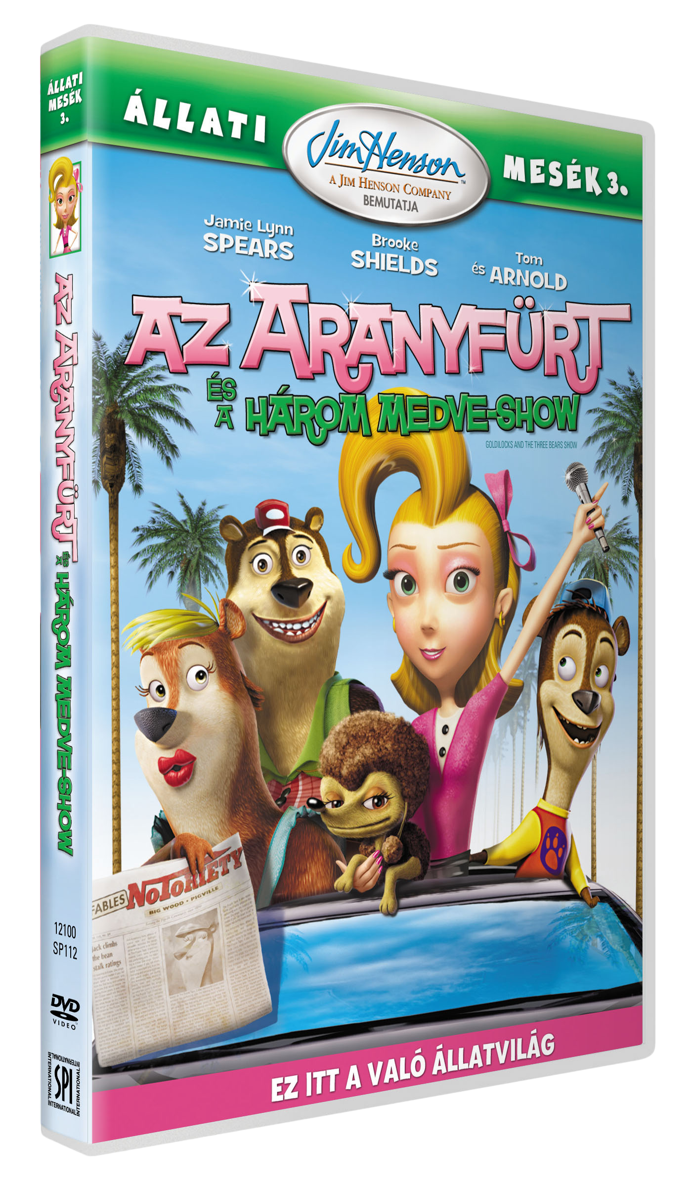 Állati mesék 3. - Az Aranyfürt és a három medve-show (DVD)