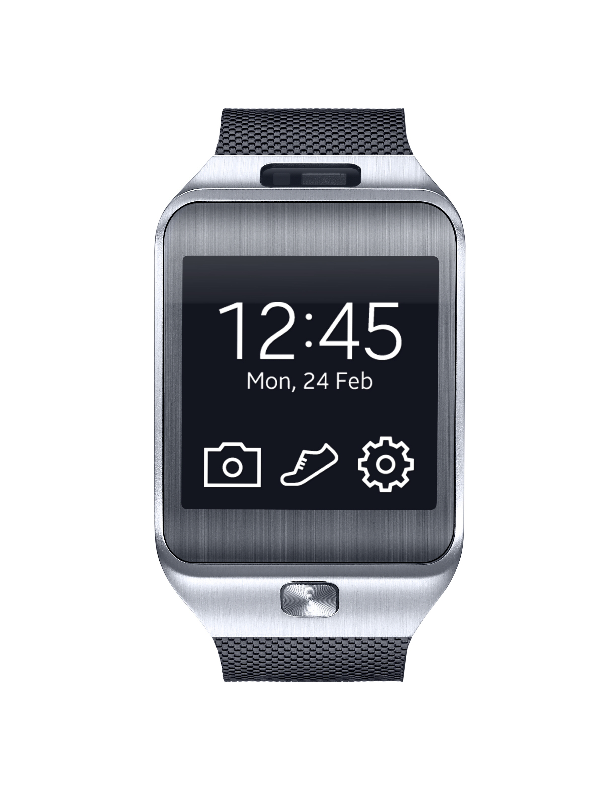 SAMSUNG Gear 2 Smart Watch, Titan Silber