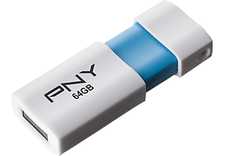 PNY FD64GBWAVEWB-EF USB-Stick, 64 GB, Weiß
