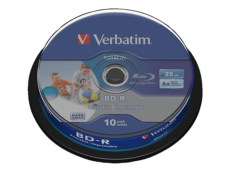 VERBATIM BD-R SL Datalife 25GB 10er Spindel 43804 — Foto 3 von 5
