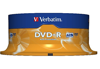 overhemd lading Mondstuk VERBATIM DVD-R 4.7 GB 16x Matt Silver Surface 25 st. kopen? | MediaMarkt