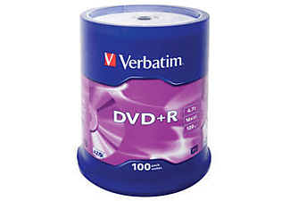 VERBATIM DVD+R AZO Spindel Mat Zilver 100 stuks
