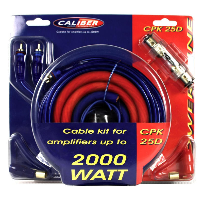 Caliber CPK25D Kabelset voor Versterker