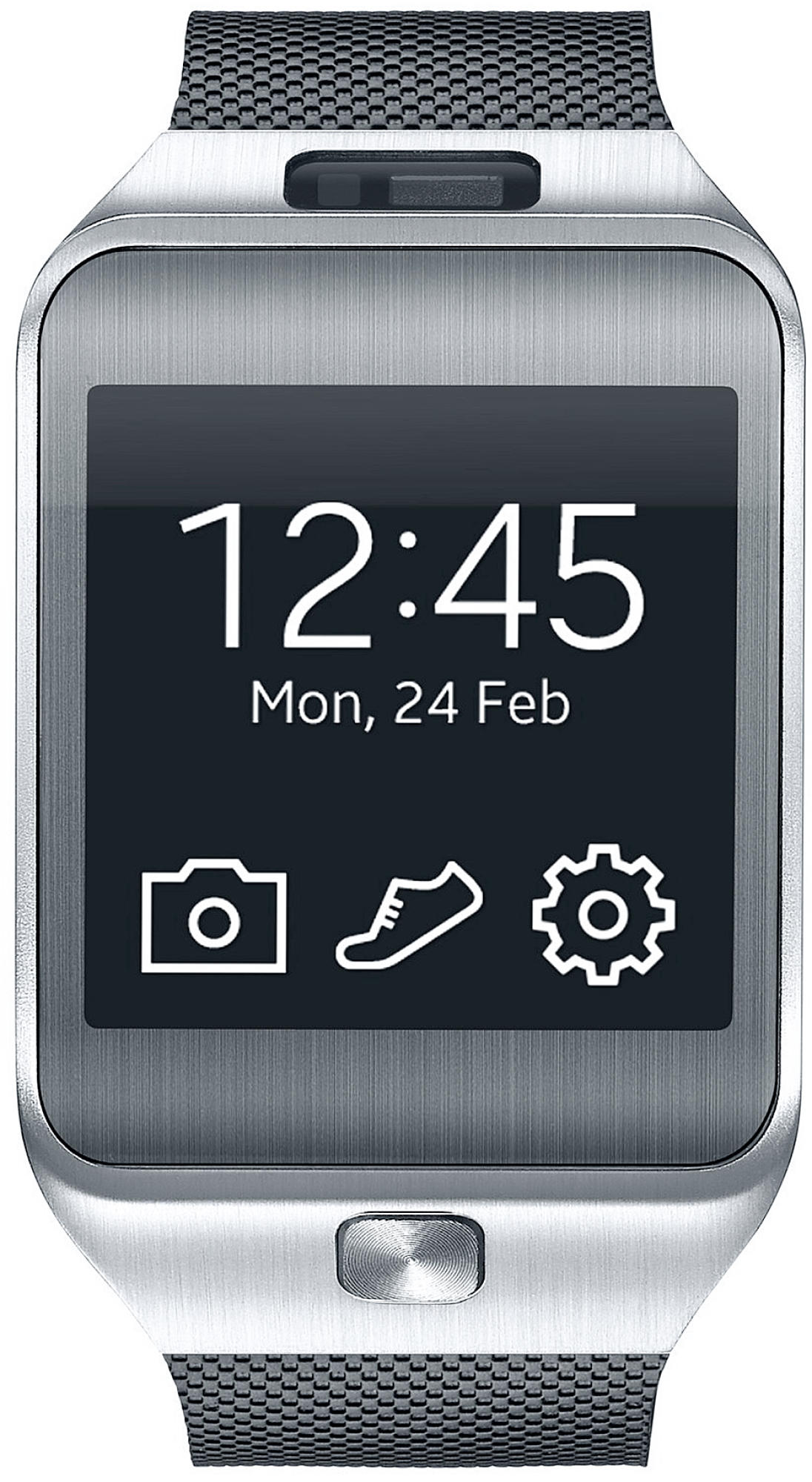 SAMSUNG Gear 2 Smart Watch, Titan Silber