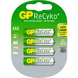 GP R85AAAHC Recyko AAA-batterijen 4 st.