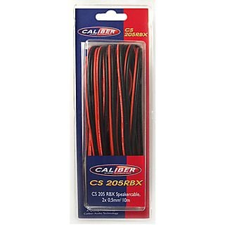 CALIBER CS 205RBX 10M LUIDSPREKERKABEL ROOD/ZWART