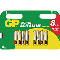 GP Super Alkaline AAA batterijen - 8 stuks