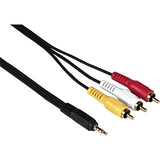 HAMA AUX - 3x RCA-kabel 1 ster 2 meter