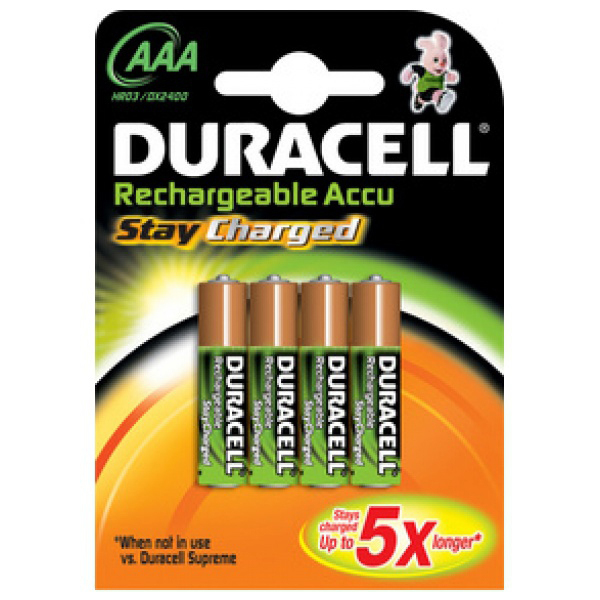 Duracell Recharge Ultra AAA-batterijen 4 stuks