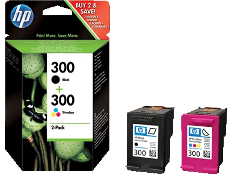 HP 300 Zwart/3-kleuren Combopack | MediaMarkt