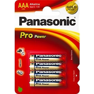 PANASONIC LR03PPG/4BP PRO Power AAA 4-Pack K Batterijen Goud