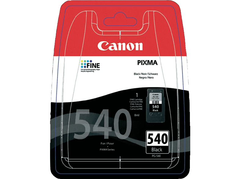 Cilia enkel en alleen metgezel CANON PG-540 Inktcartridge Zwart kopen? | MediaMarkt
