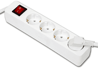 DELTAC 4V stekkerdoos 1,5m met schakelaar/D4994