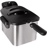 Inventum Friteuse GF431S - Frituurpan RVS met kunststof  deksel