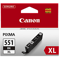 CLI-551XL BK  - Inktcartridge / Zwart / Hoge Capaciteit