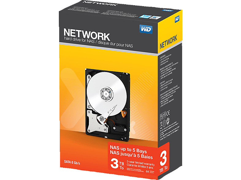 WD Desktop Mainstream Red Nas Harde Schijf 3tb