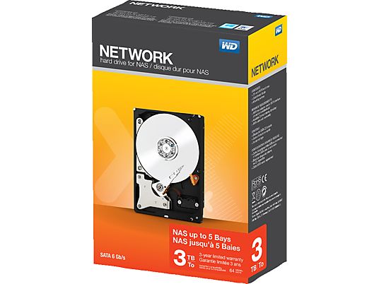 WD Desktop mainstream Red NAS harde schijf 3TB