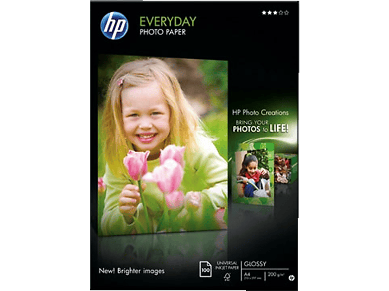 HP Everyday Fotopapier A4 glänzend 100 Blatt