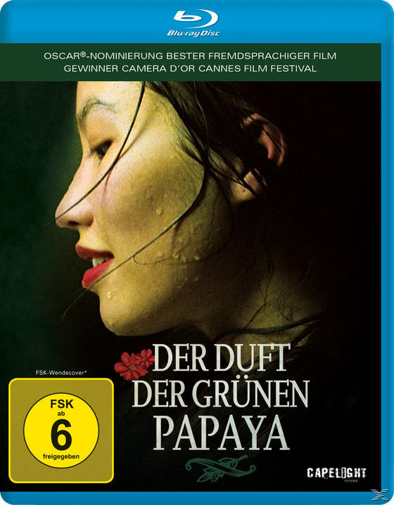 DVD-Cover mit Profil einer Frau und Text auf Deutsch.