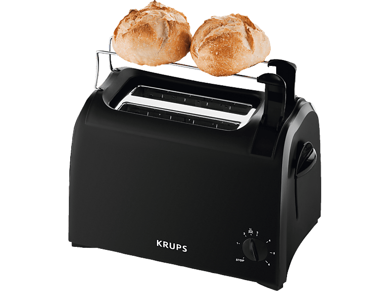 KRUPS KH 1518 Pro Aroma Toaster (Schwarz, 700 Watt, Schlitze 2) online