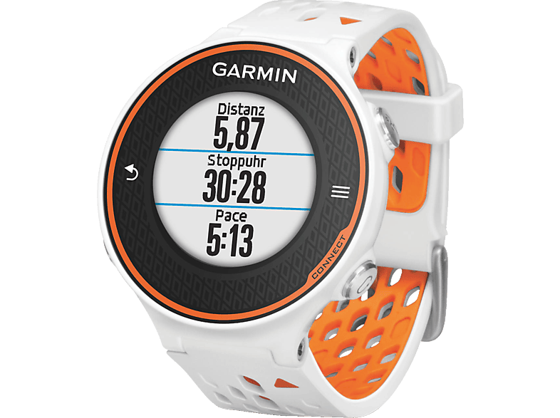 GARMIN Forerunner 620, GPS Sportuhr, Weiß / Orange GPS