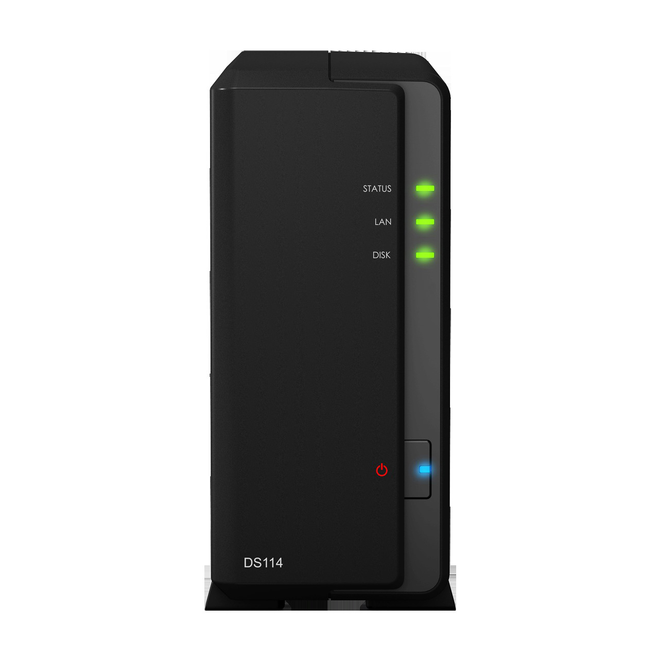 SYNOLOGY Disk Station 114 1-Bay NAS-Festplattengehäuse 3,5 Zoll Schwarz}