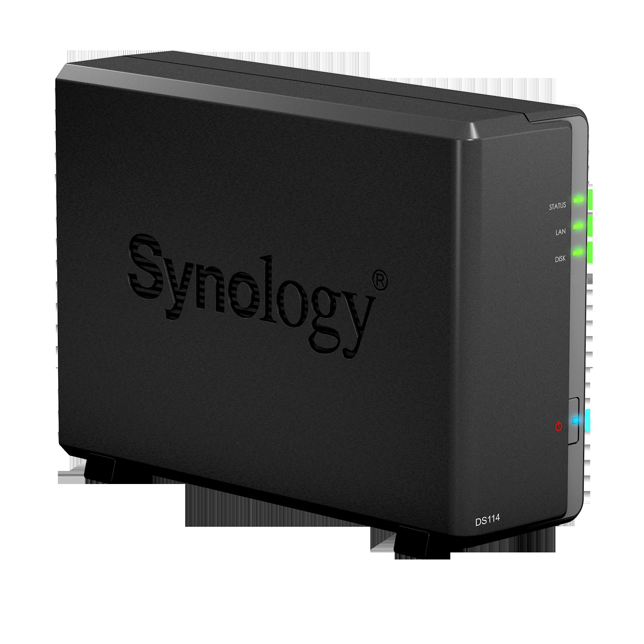 SYNOLOGY Disk Station 114 1-Bay NAS-Festplattengehäuse 3,5 Zoll Schwarz}