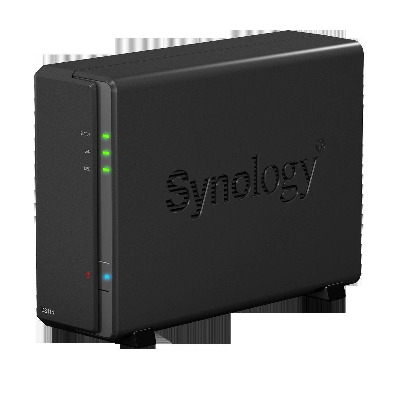 SYNOLOGY Disk Station 114 1-Bay NAS-Festplattengehäuse 3,5 Zoll Schwarz}