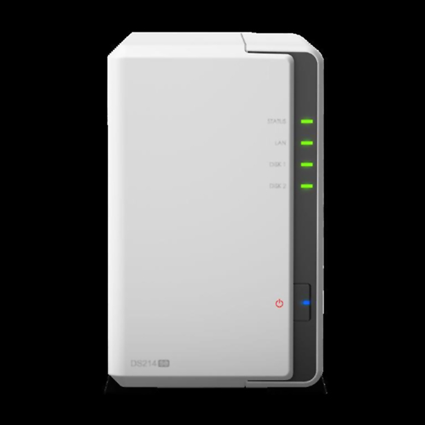 SYNOLOGY DS214SE 2-Bay NAS-Leergehäuse Weiß}