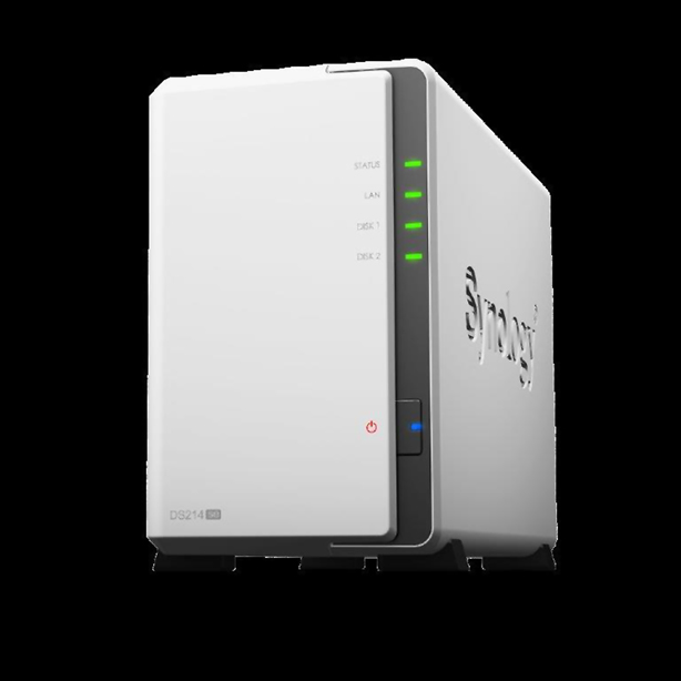 SYNOLOGY DS214SE 2-Bay NAS-Leergehäuse Weiß}