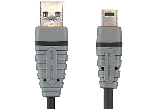 BANDRIDGE BCL4402 USB A Male - Mini 5-pin Male 2 m USB Kablosu