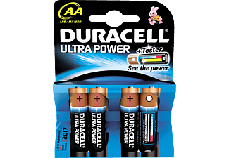 DURACELL Ultra Power AA 4-pack - Batterier