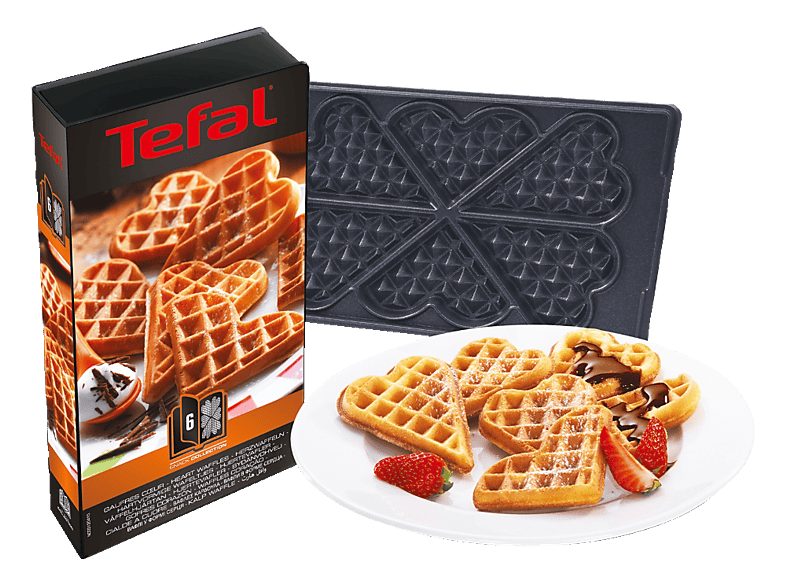 Produktbild von Tefal Plattenset Nr.6 Herzwaffeln Für Snack Collection Waffeleisen