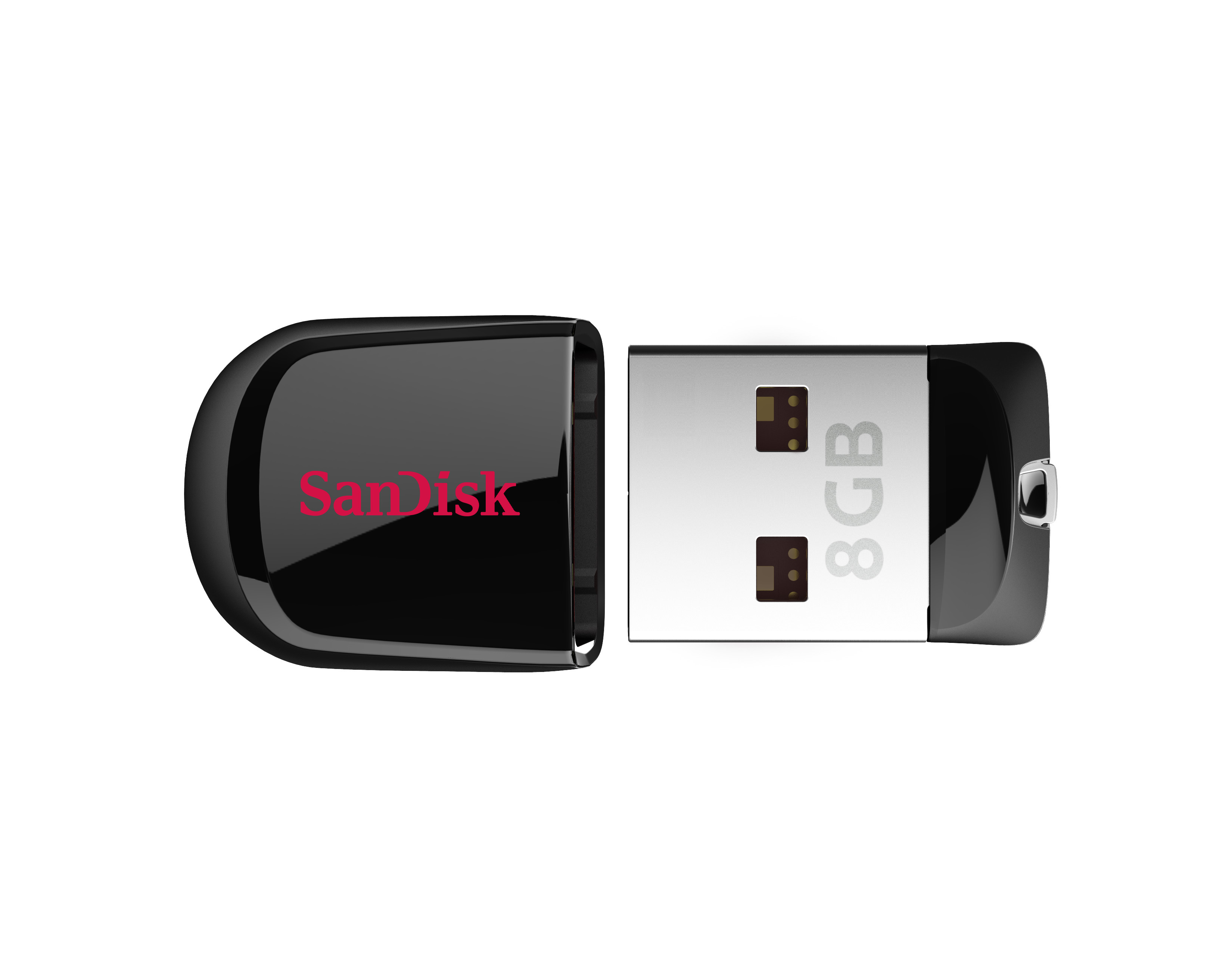 SANDISK Cruzer® Fit™ SDCZ33-004G-B35 4 GB USB Flash-Laufwerk    USB-Speicherstick, 4 GB, 15 MB/s, schwarz