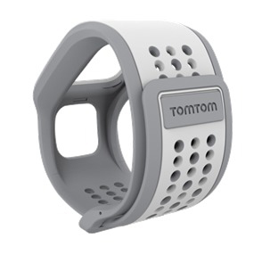 TOMTOM Cardio Comfort Strap, Armband, Hellgrau / Weiß