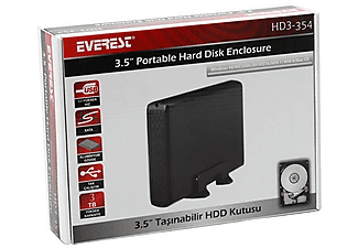 EVEREST 1066430 HD3 354 USB 3.0 3.5 TO SATA Hard Disk Kutusu_1