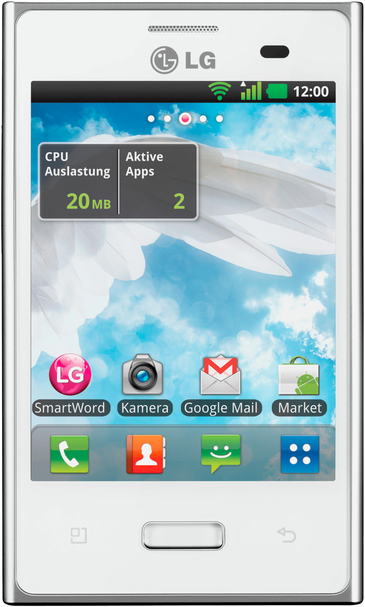 LG E400 Optmius L3 1 GB Weiß