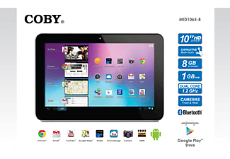 COBY MID 1065-8GBLK 10,1 Zoll Tablet 8GB, 8 GB, 10,1 Zoll, Schwarz