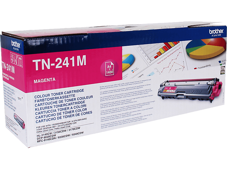 Brother Tn-241m Magenta