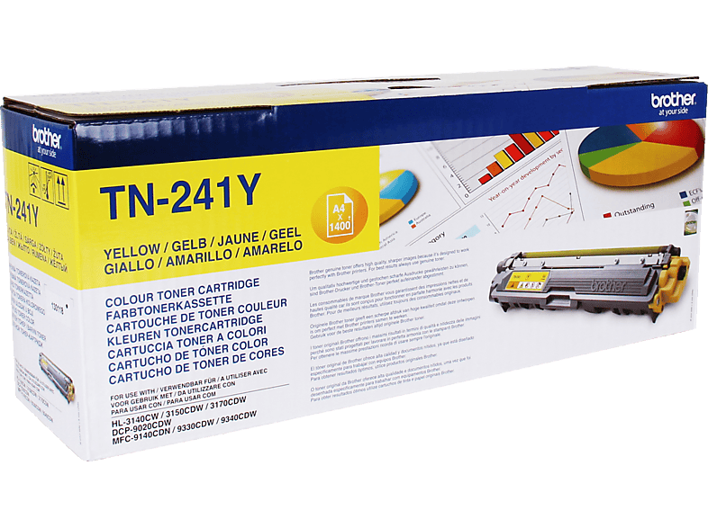 Brother Tn-241y Jaune